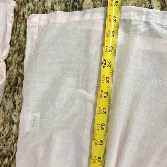 The Tailor & His Lover Bow Bow Shirt Oversized Fit In Pale Pink Size S - Picture 9 of 10